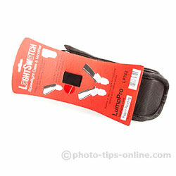 LumoPro LightSwitch: with packaging, back