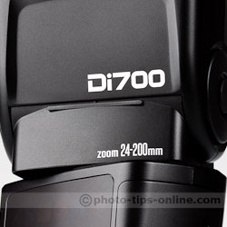 Nissin Di700 flash: Di700 badge